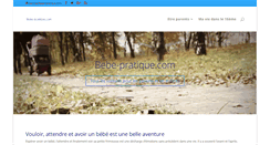 Desktop Screenshot of bebe-pratique.com