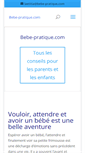 Mobile Screenshot of bebe-pratique.com